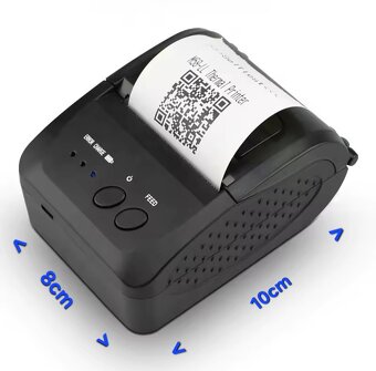 Tlačiareň#Mini#prenosná#Wrp2#Ekasa#Bluetooth#Usb - 3
