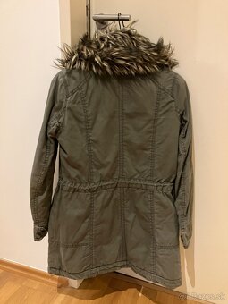 Zimny dlhy kabat Abercrombie & Fitch XS - 3
