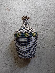 Starý pleteny džbán nádoba - 3