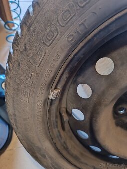 Predám kolesa 205/55 R16 zimné pneu komplet 4 ks - 3