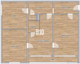 3 izbový byt vo vyhľadávanej lokalite CENTRUM -81m2 - 3