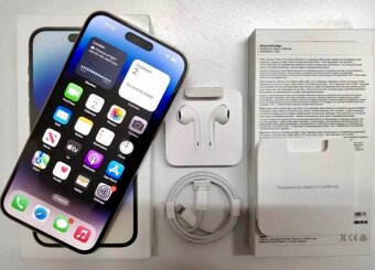 iPhone 14 Pro Silver BATERIE 100% TOP - 3