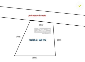 HALO reality - Predaj, pozemok pre rodinný dom 600 m2 Preš - 3