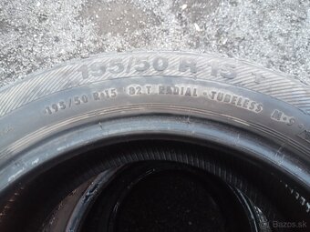 Predám 4ks zimne pneumatiky Barum 195/50R15 - 3