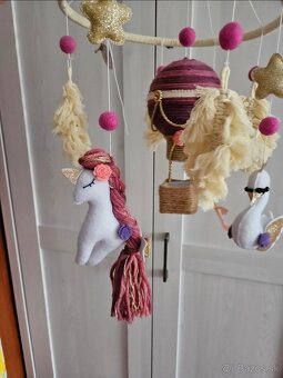 Handmade kolotoc nad postielku denin_decor - 3