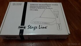 Predám bezdrôtový mikrofón STAGE LINE - 3
