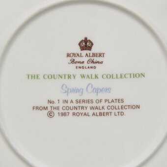 Royal Albert porcelánový tanier - Jar - rozkošné zajačiky - 3
