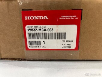 Originál nový motor ľavého ventilátora chladiča GL Goldwing - 3