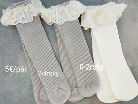 Podkolienky s mašličkou pre bábätká a detičky - 3