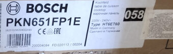 Elektrická varná doska BOSH - 3