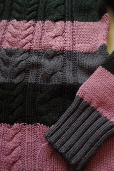 Rolákový pletený predĺžený pulóver zn. SAPS, v.S/M - 3