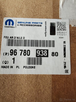 Predám nové pravé zadné svetlo na Peugeot 308, 308SW - 3