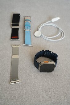 Apple Watch Ultra 2 49mm Titanium Blue Ocean Band - 3