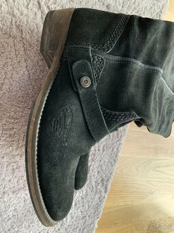 čierne cowboyské čižmy TOMMY HILFIGER - 3