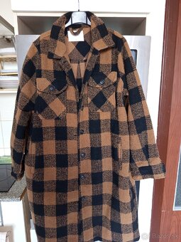 Dámsky kabát hnedý - 3