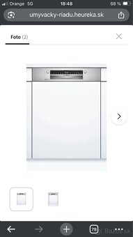 Predám vstavanu umývačku Bosch - 3