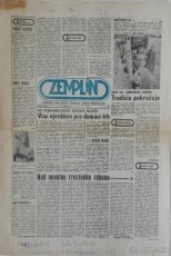 Staré veľké noviny Zemplín - 3