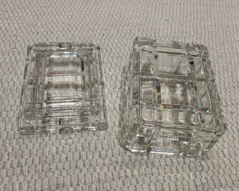 Bohemia Crystal sklenená dóza na cigarety / popolník - 3