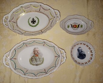 6x Porcelánové mísy - Rakusko Uhorsko, Franc Josef - 3