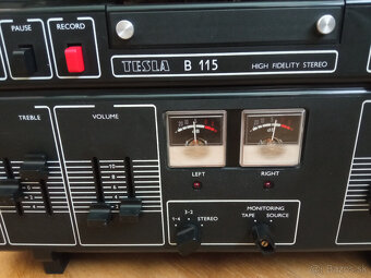 predám magnetofón Tesla B115 + pásky - 3