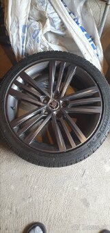 Hliníkové disky Škoda Superb II 18 + zimné pneumatiky - 3