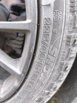 Sada kolies BMW 5x120 r18 pneu 225/40 R18 dot4124 - 3