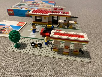Lego 377 benzinka shell + krabica + návod 100% komplet set - 3