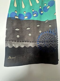 modro-zelene Desugual šaty - 3