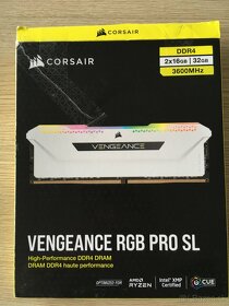 Corsair DDR4 2x16GB RGB 3600MHz - 3