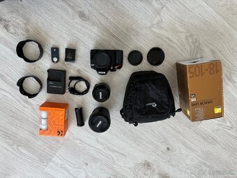 Nikon D3200 + dva objektívy , brašna, bohatá výbava - 3