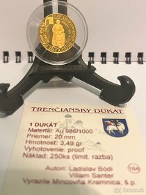Trenčiansky Dukat - zlata minca - 3