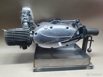Jawa 50 pionýr, babetta, jawetta polohovadlo na GO motoru - 3