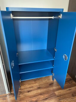 Skriňa Ikea Busunge modra - 3