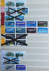 Známky - letectvo, loďstvo a doprava bez pečiatky - 3