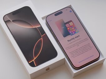 iPhone 16 Pro Desert Titanium BATERIE 100% TOP - 3