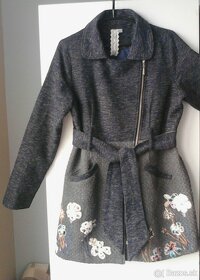 EXKLUZÍVNY dámsky vlnený kabát veľ. L + ĎALŠÍ lila kabát - 3