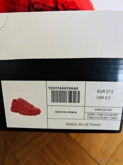 Tenisky Fila Disruptor II Premium red - 3