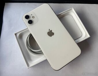 Predám iPhone 11 64GB White -Top stav -Komplet bal. - 3