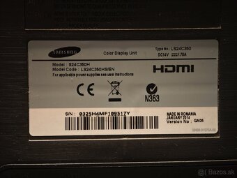 Predam Full HD monitor Samsung S24C350HS - 3