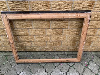 Veľký drevený rám na obraz - 3