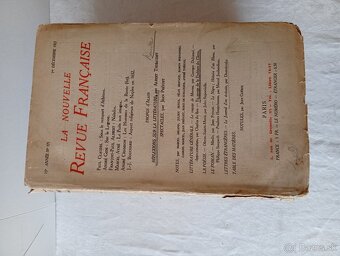 "La Nouvelle Revue Francaise" z let 1925 - 1927 - 16 ks - 3