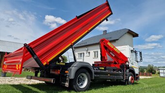 Mercedes-Benz Atego 1222 sklápač trojstr + hydraulická ruka - 3