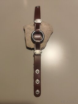 Predám štýlový pánsky koženkovy náramok - 3