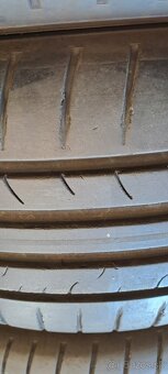 Predám 4ks jazdené letné 225/45r17-91W Dunlop - 3