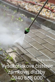 Čistenie zámkovej dlažby - 3