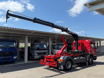 MERCEDES-BENZ ATEGO 1218 HÁKOVÝ NOSIČ 100 HYDRAULICKÁ RUKA - 3