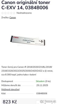 Predam laserovu tlaciaren so scannerom a kopirkou Canon. - 3