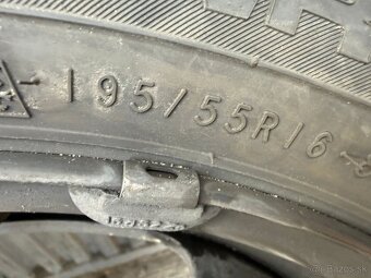 16" Disky 4x100 so zimnymi pneu 195/55 R16 - 3