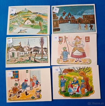 Predám pohľadnice J. Lada - 3