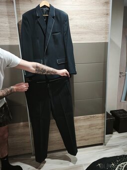 Pánsky oblek modrý - 3